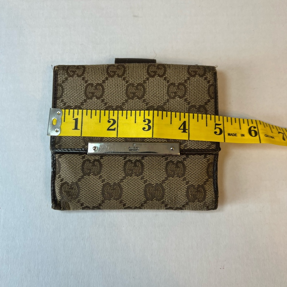 Gucci, canvas and leather, compact bifold wallet - Picture 15 of 16